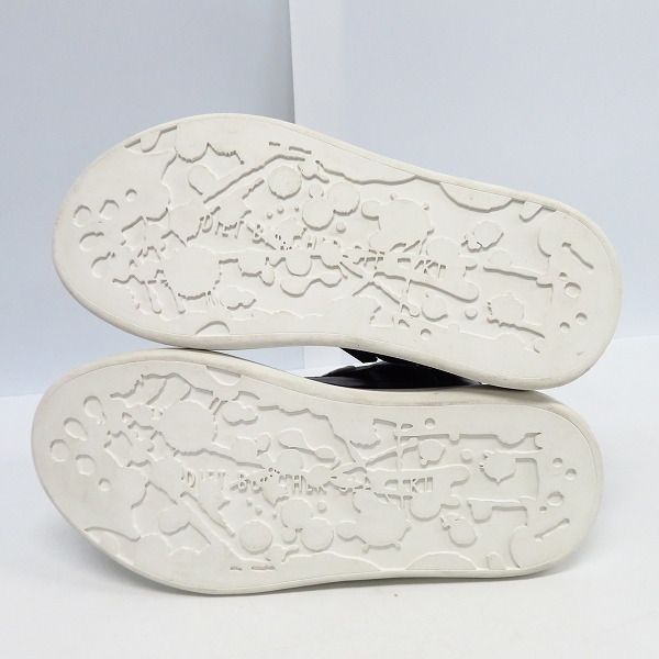 実際に弊社で買取させて頂いたDIET BUTCHER SLIM SKIN/ダイエットブッチャースリムスキン  レザー ハイカット スニーカー/43/D181D102の画像 2枚目