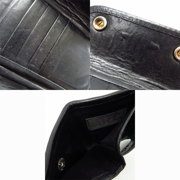 実際に弊社で買取させて頂いた【ギャラ付】BWL/ビルウォールレザー Shark Skin/シャークスキン 3つ折り財布/ウォレット W978 の画像 6枚目