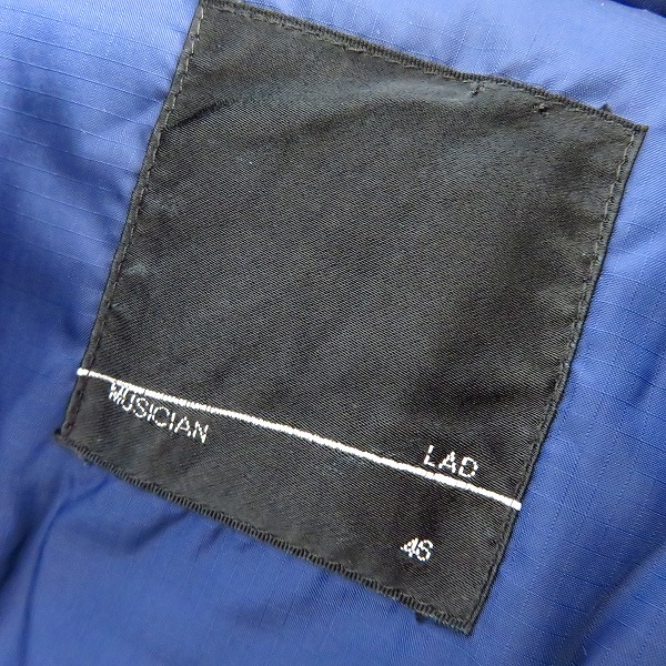 実際に弊社で買取させて頂いたLAD MUSICIAN/ラッドミュージシャン フーデッドブルゾン 46の画像 2枚目