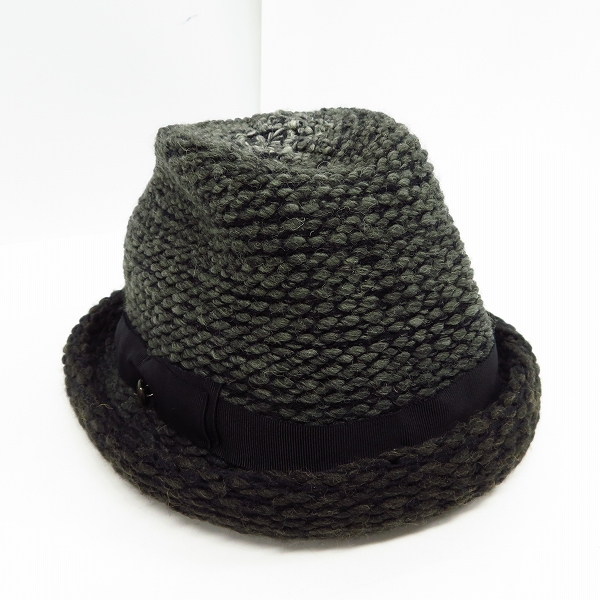 実際に弊社で買取させて頂いたCA4LA/カシラ イタリア製 ウール混 ハット Mの画像 1枚目