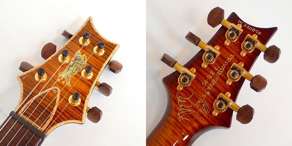 実際に弊社で買取させて頂いた★Paul Reed Smith/ポールリードスミス PRIVATE STOCK BRAZILIAN HOLLOWBODY Ⅱ Piezo エレキギター ハードケース付　の画像 3枚目