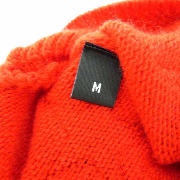 実際に弊社で買取させて頂いたGivenchy/ジバンシー 14FW スター刺繍 ニットセーター レッド/Mの画像 5枚目
