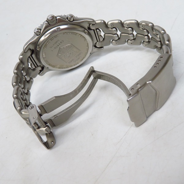 実際に弊社で買取させて頂いたTAG HEUER/タグホイヤー セル クロノグラフ 腕時計 CG1110-1 BA0473の画像 2枚目