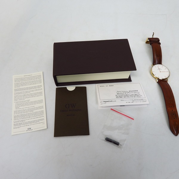 実際に弊社で買取させて頂いたDaniel Wellington/ダニエル ウェリントン Classic DW00100035/B36R11 腕時計の画像 9枚目