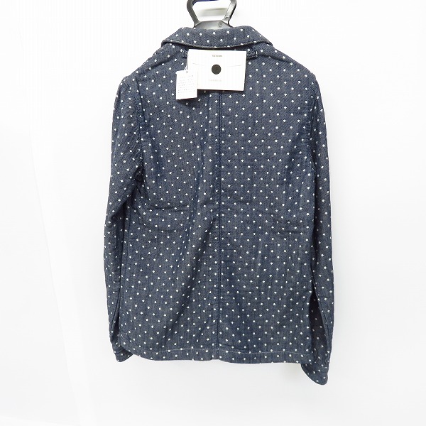 実際に弊社で買取させて頂いた【未使用】FACTOTUM/ファクトタム DENIM LINE/ダブルジャガード 2Bジャケット 01010827/44の画像 1枚目