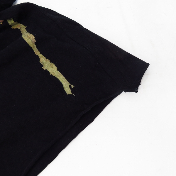実際に弊社で買取させて頂いたIF SIX WAS NINE/イフシックスワズナイン カットソー ブラック/0の画像 7枚目