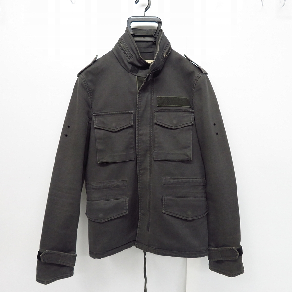 実際に弊社で買取させて頂いたFACTOTUM/ファクトタム M-65 ミリタリー ボリュームネック ジャケット グレー/46