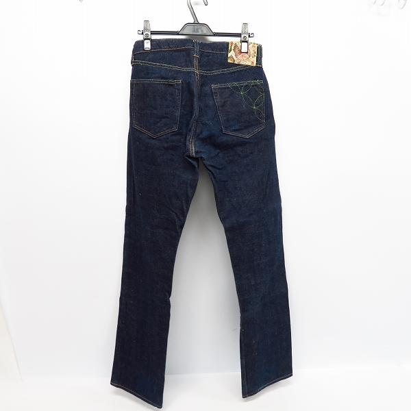 実際に弊社で買取させて頂いたSUGAR CANE/シュガーケーン 琉球藍混/砂糖黍 ボタンフライデニムパンツ W31L34の画像 1枚目