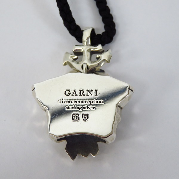 実際に弊社で買取させて頂いた【証明書】GARNI/ガルニ Captain JB Pendant Lの画像 2枚目