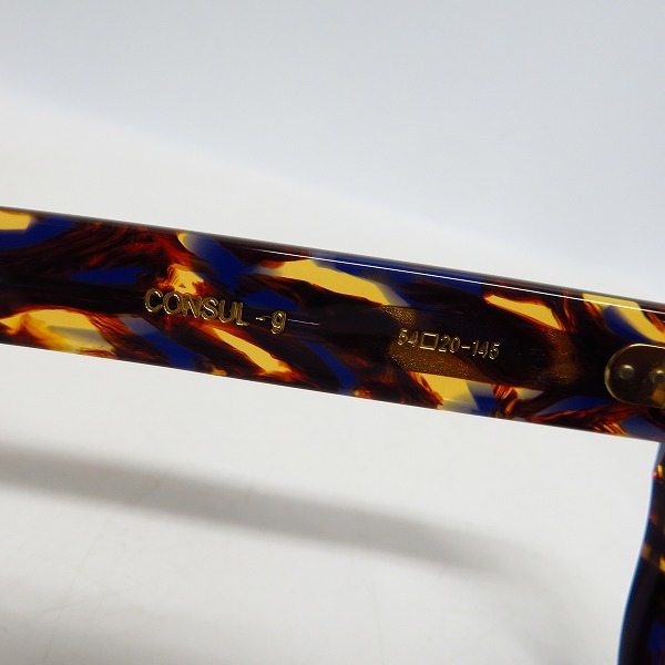 実際に弊社で買取させて頂いたOLIVER GOLDSMITH/オリバーゴールドスミス CONSUL-g サングラス/アイウェアの画像 6枚目