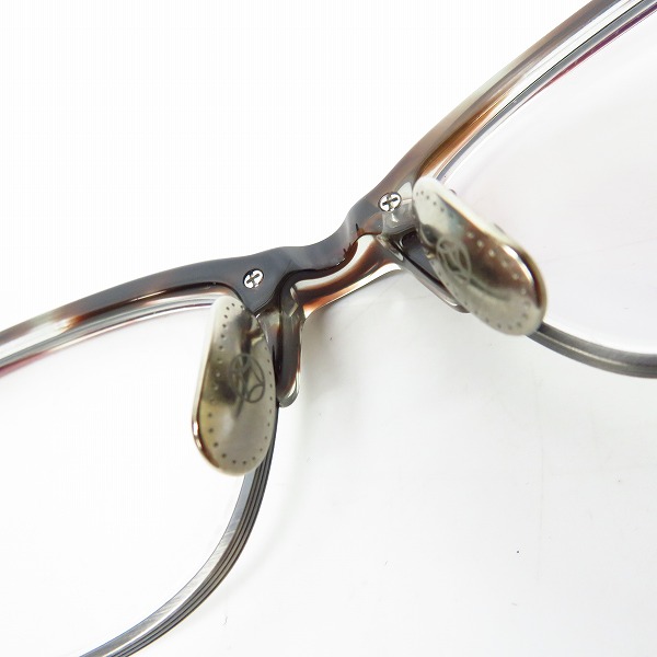実際に弊社で買取させて頂いた999.9/フォーナインズ 眼鏡/メガネフレーム/アイウェア M-25の画像 2枚目