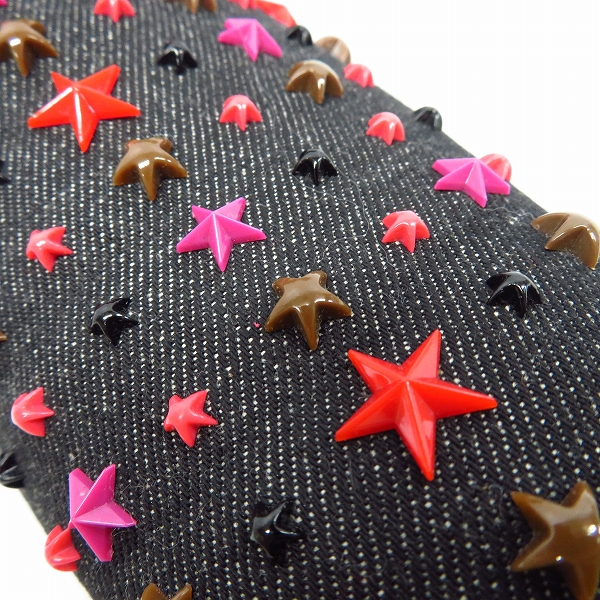 実際に弊社で買取させて頂いたJIMMY CHOO/ジミーチュウ スリッポン マルチスタースタッズ/43の画像 6枚目