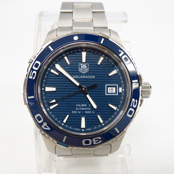 実際に弊社で買取させて頂いたTAG HEUER/タグホイヤー アクアレーサー 500M 自動巻き WAK2111-0 の画像 1枚目