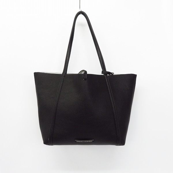 実際に弊社で買取させて頂いたARMANI EXCHANGE/アルマーニエクスチェンジ トートバッグ ブラック/シルバー