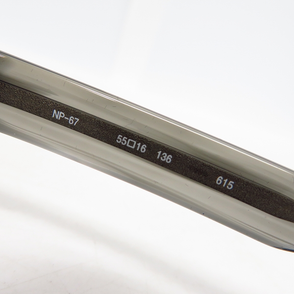 実際に弊社で買取させて頂いた999.9/フォーナインズ ネオプラスチック メガネフレーム/NP-67 の画像 4枚目