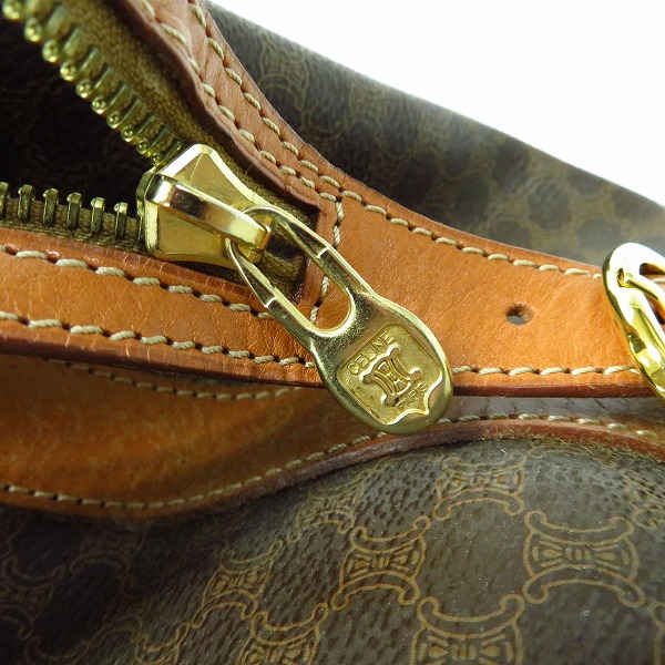 実際に弊社で買取させて頂いたCELINE/セリーヌ マカダム柄 ヴィンテージ ハンドバッグの画像 6枚目