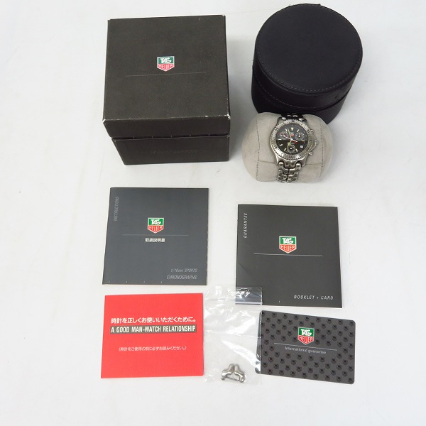 実際に弊社で買取させて頂いたTAG HEUER/タグホイヤー セル クロノグラフ 腕時計 CG1110-1 BA0473の画像 7枚目