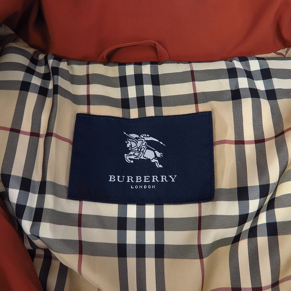 実際に弊社で買取させて頂いたBURBERRY LONDON/バーバリーロンドン ダウンジャケット/LLの画像 4枚目