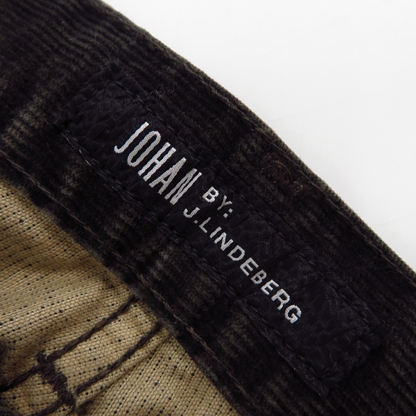 実際に弊社で買取させて頂いたJOHAN BY J.LINDEBERG/Jリンドバーグ コーデュロイパンツ W32L34の画像 4枚目