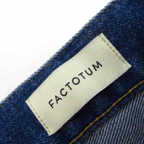 実際に弊社で買取させて頂いた【未使用】FACTOTUM/ファクトタム Eストレッチデニム スキニーパンツ William08043601/29の画像 2枚目