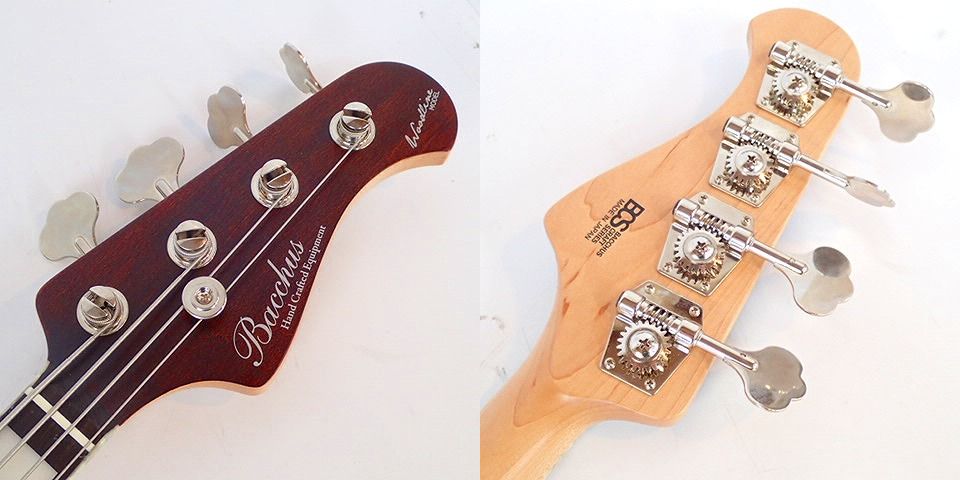 実際に弊社で買取させて頂いた★Bacchus/バッカス WL4DX-ASH ジャズベースタイプ エレキベース ケース付きの画像 3枚目