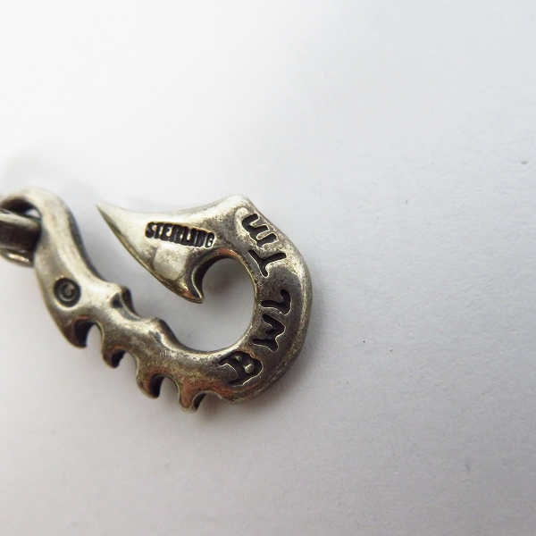 実際に弊社で買取させて頂いたBWL/ビルウォールレザー マリブ フィッシュフックチャーム w/ストーンの画像 4枚目