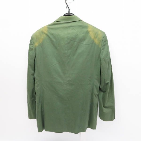 実際に弊社で買取させて頂いたChristian Dior/クリスチャン ディオール 2ボタン コットン テーラードジャケット Size：46の画像 1枚目