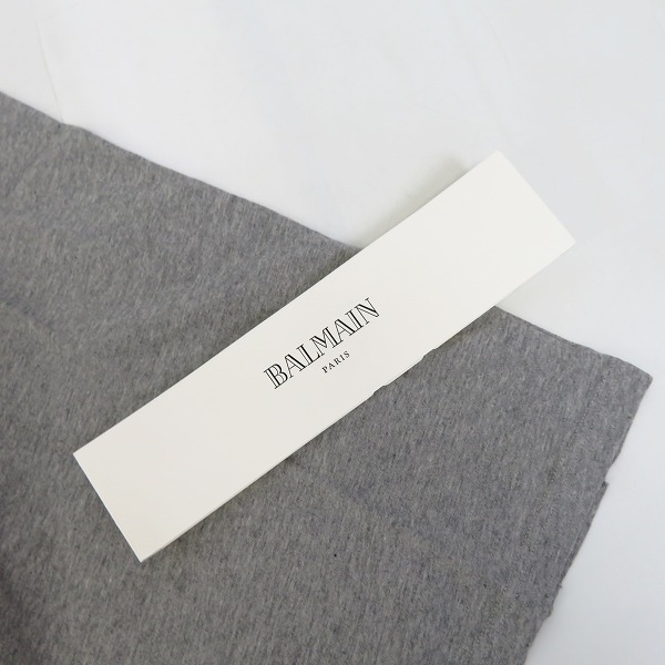 実際に弊社で買取させて頂いた【未使用】BALMAIN/バルマン Tシャツ Vネック カットソー 3パック J617 C838E/XSの画像 8枚目