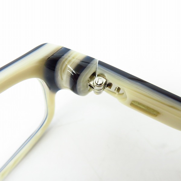 実際に弊社で買取させて頂いたDROME BRENNER/デロームブレナー HARLEM 09 フルリム 度入り/眼鏡/メガネフレーム 替レンズ付きの画像 6枚目