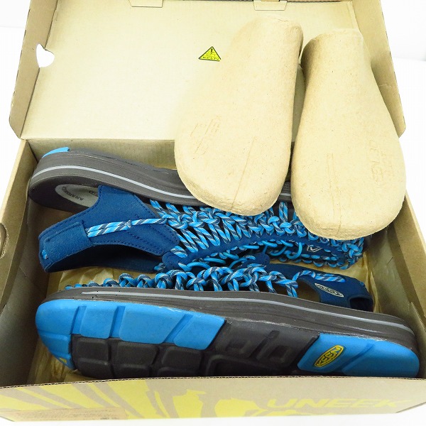 実際に弊社で買取させて頂いたKEEN/キーン UNEEK SLICE FADE スリップオンサンダル 1014616/28.5の画像 7枚目