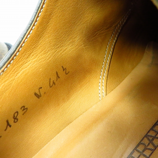 実際に弊社で買取させて頂いたF.lli Giacometti/フラテッリジャコメッティ PIETROSTRADA ダブルモンクレザーシューズ の画像 7枚目