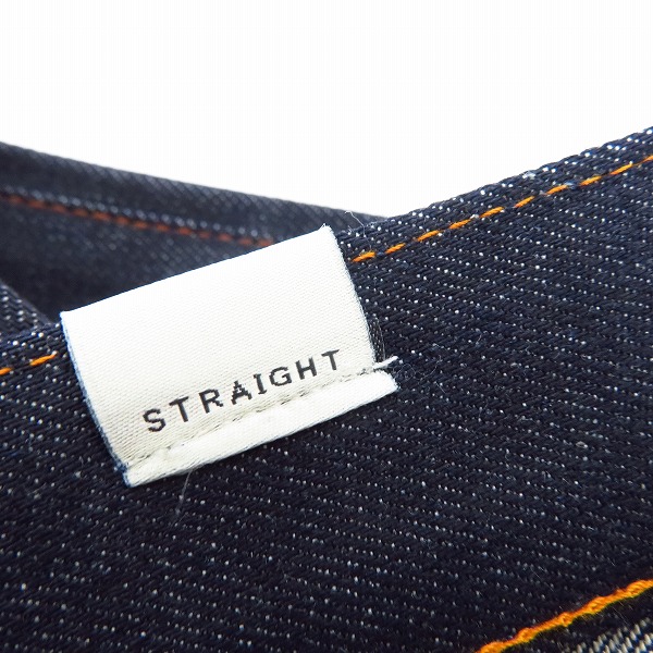 実際に弊社で買取させて頂いた【未使用】FACTOTUM/ファクトタム リジットストレッチデニム ストレートパンツ Charles 08043001/32の画像 3枚目