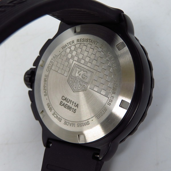 実際に弊社で買取させて頂いた【ジャンク】TAG Heuer/タグホイヤー フォーミュラ1 クロノグラフ 腕時計 CAU111A.FT6024の画像 3枚目
