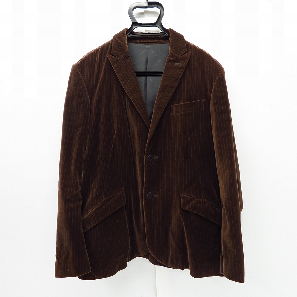実際に弊社で買取させて頂いたBURBERRY BLUE LABEL/バーバリーブルーレーベル ストライプ柄 テーラードジャケット/M