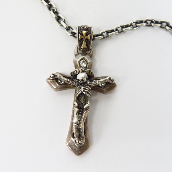 実際に弊社で買取させて頂いたDEAL DESIGN/ディールデザイン リバイブクロス ネックレス チェーン付の画像 1枚目