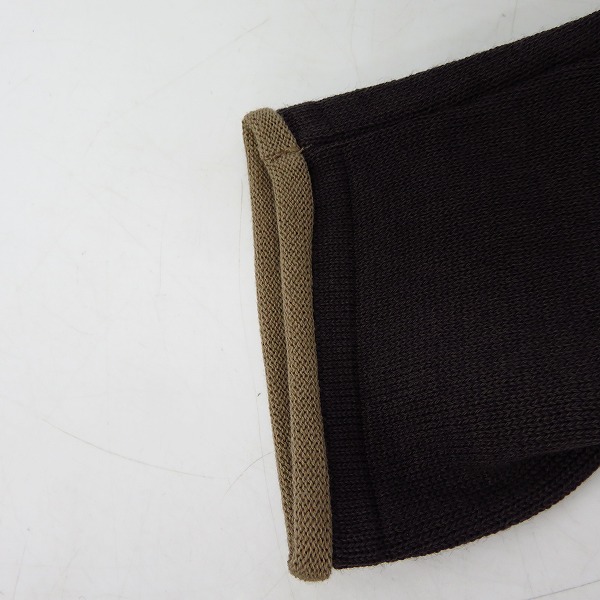 実際に弊社で買取させて頂いた【未使用】FACTOTUM/ファクトタム 12ゲージコットンウールアンサンブルクルーネックニット 01091136/44の画像 6枚目