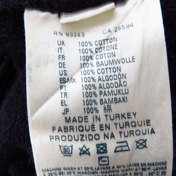 実際に弊社で買取させて頂いたDIESEL BLACK GOLD/ディーゼルブラックゴールド 袖ジップ スウェットパンツ Sの画像 3枚目