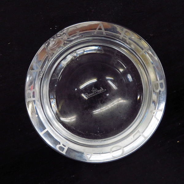 実際に弊社で買取させて頂いた【難有り】BVLGARI/ブルガリ ローゼンタール 灰皿 クリスタルの画像 1枚目