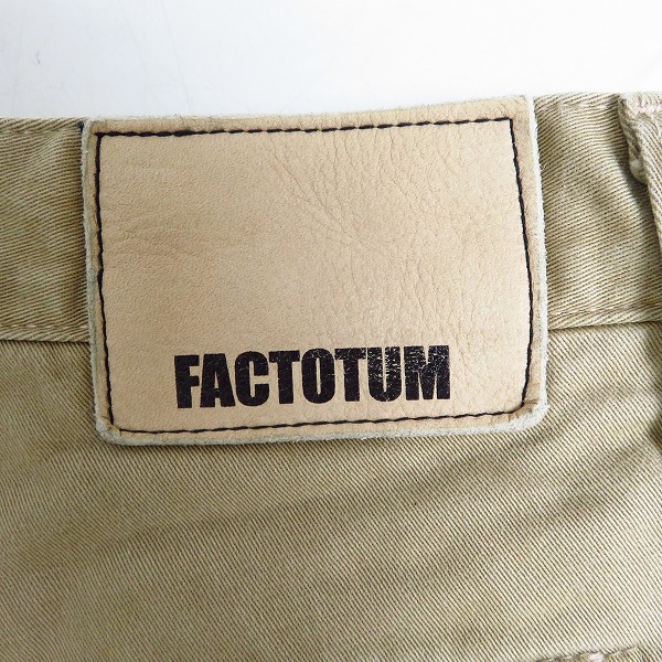 実際に弊社で買取させて頂いたATTACHMENT/アタッチメント FACTOTUM//ファクトタム デニム/ストレートパンツ等 5点セット の画像 2枚目