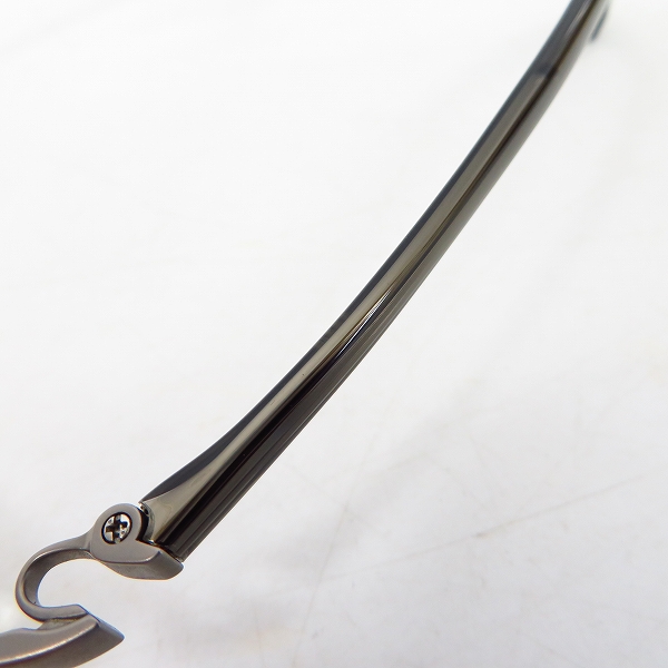 実際に弊社で買取させて頂いた999.9/フォーナインズ ナイロールモデル ハーフリム メガネフレーム O-20Tの画像 6枚目