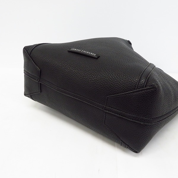 実際に弊社で買取させて頂いたARMANI EXCHANGE/アルマーニエクスチェンジ トートバッグ ブラック/シルバーの画像 2枚目