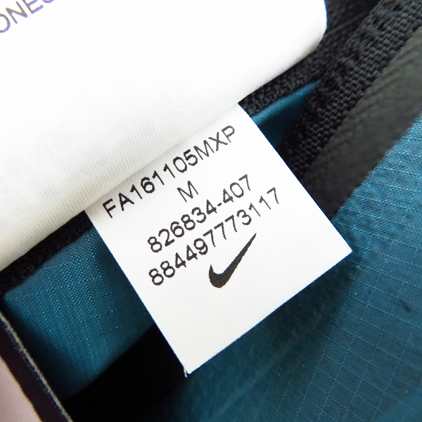 実際に弊社で買取させて頂いたNIKE lab×Kim Jones/ナイキ ラボ×キムジョーンズ ウィンドランナージャケット/826834-407/Mの画像 5枚目