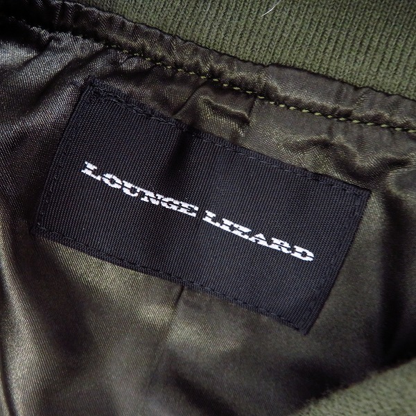 実際に弊社で買取させて頂いたLOUNGE LIZARD/ラウンジリザード MA-1 ジャケット 3の画像 2枚目