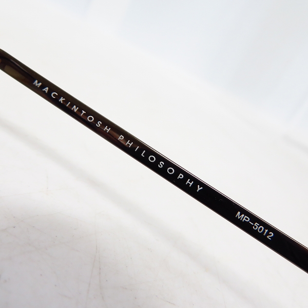 実際に弊社で買取させて頂いたMACKINTOSH PHILOSOPHY/マッキントッシュフィロソフィー メガネフレーム/アイウェア 眼鏡の画像 4枚目