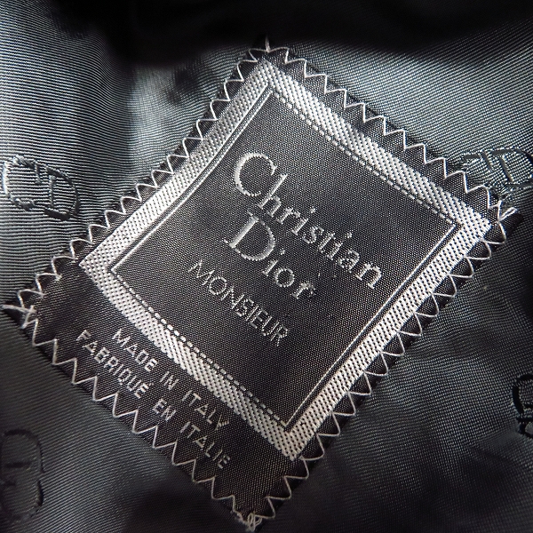 実際に弊社で買取させて頂いたChristian Dior/クリスチャン ディオール 2ボタン コットン テーラードジャケット Size：46の画像 2枚目