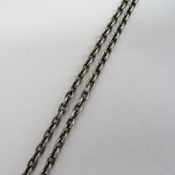 実際に弊社で買取させて頂いたDEAL DESIGN/ディールデザイン SV925/K10 バーニッシュバドロックネックレスの画像 3枚目