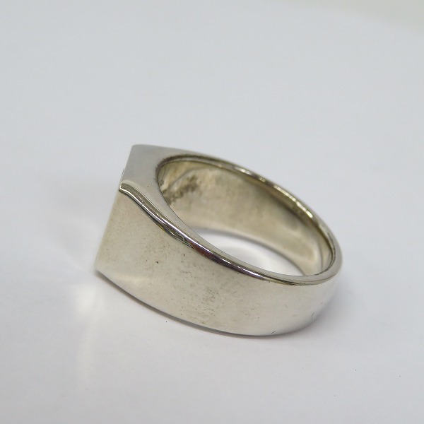 実際に弊社で買取させて頂いた【証明書】GARNI/ガルニ Square Onyx Ring スクエアオニキスリング 21号の画像 2枚目