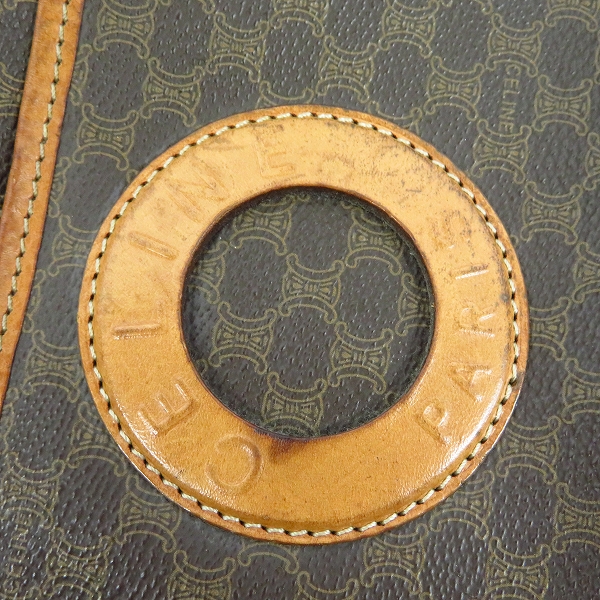 実際に弊社で買取させて頂いたCELINE/セリーヌ マカダム柄 ヴィンテージ ミニショルダー/ミニハンドバッグ 2点セットの画像 6枚目