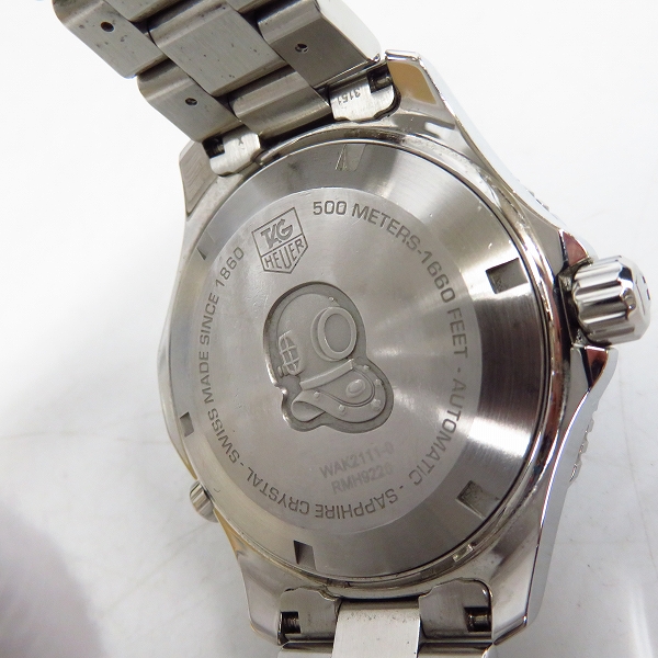 実際に弊社で買取させて頂いたTAG HEUER/タグホイヤー アクアレーサー 500M 自動巻き WAK2111-0 の画像 4枚目