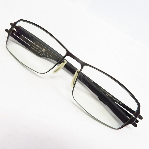 実際に弊社で買取させて頂いたic!berlin/アイシーベルリン メガネフレーム hamilton's principle 